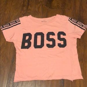 BOSS t-shirt  bought in at a boutique in Maui!
